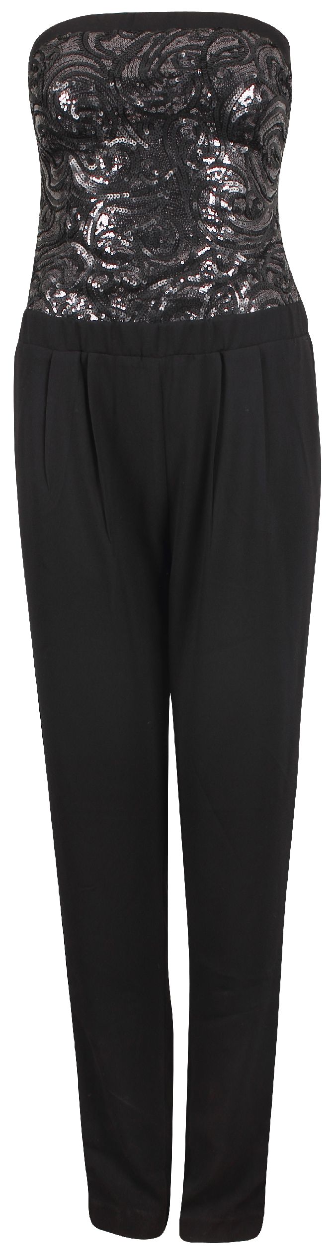 Feestelijke jumpsuit zwart JBC